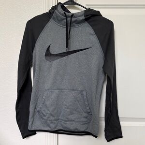Nike Black and Gray Pullover Hoodie